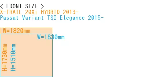 #X-TRAIL 20Xi HYBRID 2013- + Passat Variant TSI Elegance 2015-